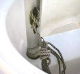 ジブハリの止め方とコイル-画像・イメージ